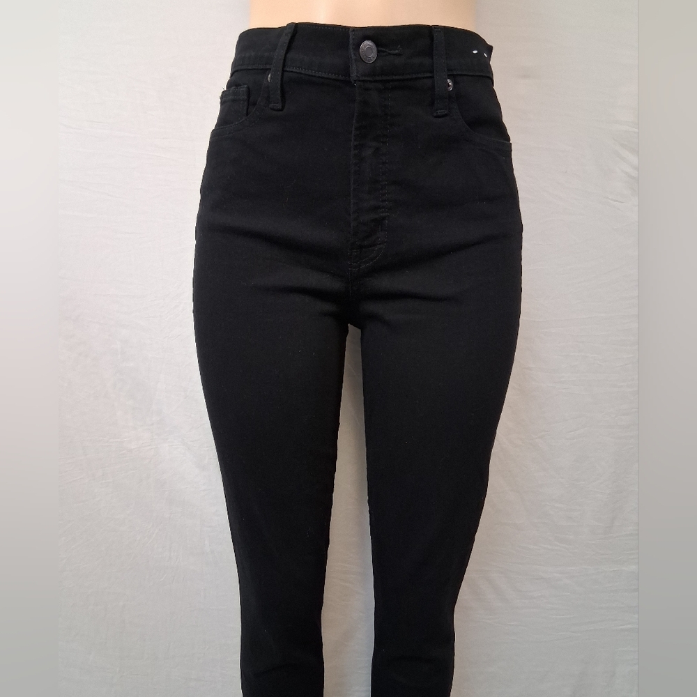 GAP High-Rise Black Skinny Jean Size 30/10 - Picture 12 of 17